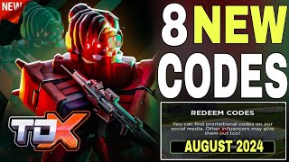 💥AUGUST 2024💥 TOWER DEFENSE X TDX CODES 2024  ROBLOX TOWER DEFENSE X CODES [upl. by Sidran]