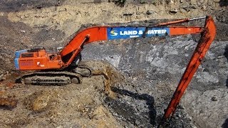 Hitachi EX7505 Long Reach Stripping Overburden [upl. by Verina]