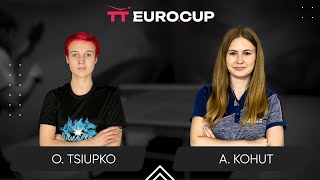 1330 Oleksandra Tsiupko  Alina Kohut 25112024 TT EuroCup Women Ukraine Star TABLE 4 [upl. by Erasaec56]