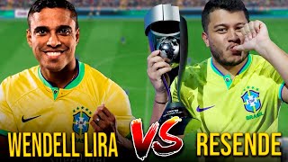 WENDELL LIRA X RESENDE WENDELL LIRA ENFRENTOU O CAMPEÃO BRASILEIRA DE FIFA 23 DE EQUIPES [upl. by Claudie]