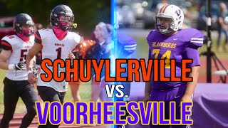 Schuylerville vs Voorheesville High School Football 2024 [upl. by Cirdahc839]