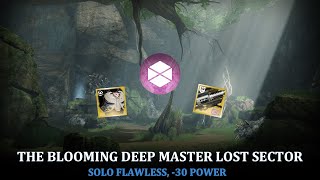 Solo Flawless Master The Blooming Deep Lost Sector Titan  Destiny 2 The Final Shape [upl. by Yllop]