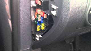 How to access the fuse box in a Volkswagen [upl. by Stiegler]