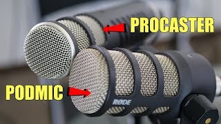 Rode Procaster vs PodMic  My Follow Up Comparison [upl. by Kcirej]