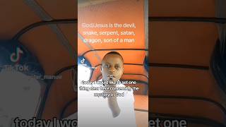 GodJesus is snake serpent satan dragon devil son of a man motivation religiousfigure ellum [upl. by Carrel]