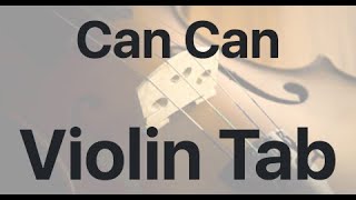 Learn Can Can on Violin  How to Play Tutorial [upl. by Zinck54]