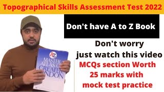 TFL Topographical Test 2022  MCQs sections worth 25 marks with mock test practice [upl. by Jaine670]