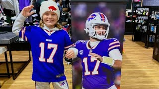 A dream come true Young Buffalo Bills fan from Washington state emotional after receiving tickets [upl. by Alton]