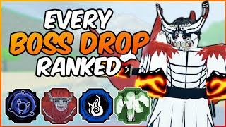 EVERY Boss Drop RANKED From WORST To BEST  Shindo Life Tier List [upl. by Atsuj]