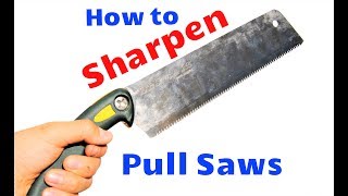 How to Sharpen Japanese Pull Saws [upl. by Rego]