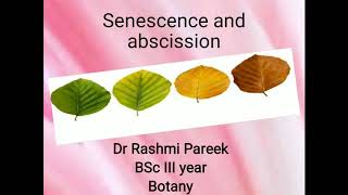 senescence and abscission of leaves [upl. by Asserat]