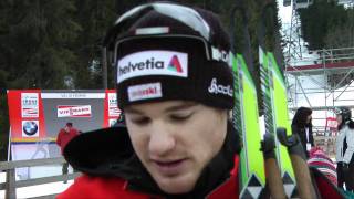 Interview mit Dario Cologna nach der Tour de Ski [upl. by Ihc]