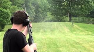 Shooting 12 Gauge Slugs 80 Yards [upl. by Weirick]