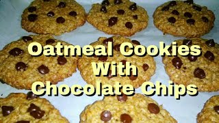 Oatmeal Cookies With Chocolate Chips Recipe magsprecipesbaking food cookies [upl. by Sandon]