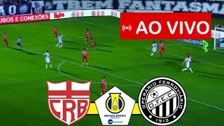 CRB x OPERÁRIO AO VIVO I BRASILEIRÃO SÉRIE B 2024 I JOGO AO VIVO [upl. by Enieledam]