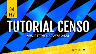 TUTORIAL  CENSO 2024  MINISTÉRIO JOVEM UCB [upl. by Eudocia]