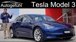 Tesla Model 3 FULL REVIEW Performance racetrack vs road driving test [upl. by Bander]