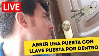 Cómo ABRIR una PUERTA con LLAVE puesta por DENTRO [upl. by Maybelle]