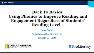 Back to Basics Using Phonics to Improve Reading and Engagement Regardless of Student Reading Level [upl. by Ulphia]