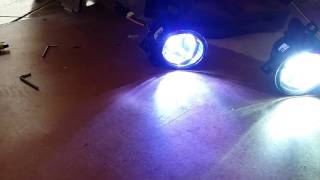 Teste de HID Xenon 8000k 55w Vs 12000k 35w Vs 10000k 55w  Charles Cristian Vlog [upl. by Cordalia]