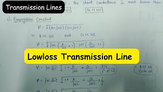 Low Loss Transmission Line [upl. by Aikimat]