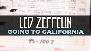 Led Zeppelin  Going To California Official Audio [upl. by Fabriane101]