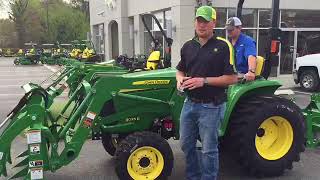 John Deere 3025E Grapple Video w IMATCH [upl. by Justinian]