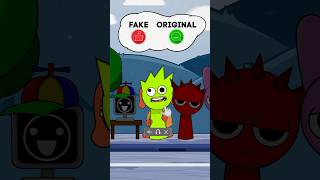 Fake or Original 😂 sprunki smillingcritters meme shortanimation [upl. by Waki]