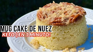 MUG CAKE KETO  Postre keto facil y rapido [upl. by Kirat]