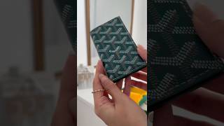 Goyard SaintPierre Card Wallet Unboxing shorts goyard unboxing luxury asmr haul [upl. by Donica776]