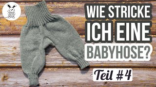 Wie stricke eine Babyhose 4 Abschluss [upl. by Schulman405]