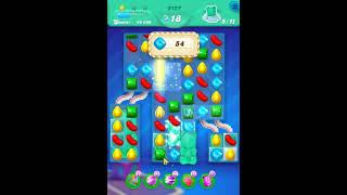 Candy Crush Soda Saga Level 2127 Get 2 Stars 9 Moves Completed [upl. by Tymon50]