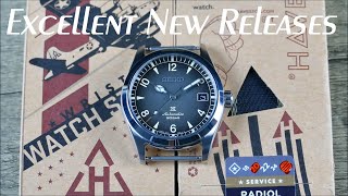 On the Wrist from off the Cuff Haveston – RadiolB amp M1945T Strap Review wSeiko Alpinist SPB159 [upl. by Calli]