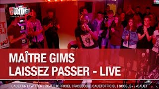 Maître Gims  Laissez passer  Live  C’Cauet sur NRJ [upl. by Aicercal]