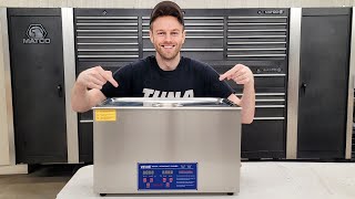 Ultrasonic Cleaner on used tools [upl. by Daley]