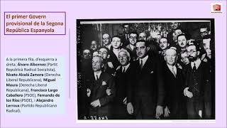 LA SEGONA REPÚBLICA ESPANYOLA Capítol I  La proclamació de la República [upl. by Kcirrej]