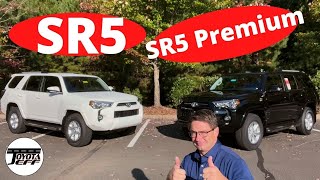 Compare 2022 4Runner Trims SR5 vs SR5 Premium What is the Better Value [upl. by Ydahs]