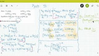 EJERCICIOS DE EQUILIBRIO QUÍMICO II Kc Y Kp parte 2 Schoology [upl. by Ruth337]