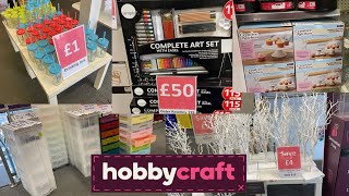 HOBBYCRAFT shop with me  what’s new in store [upl. by Eiuqcaj]