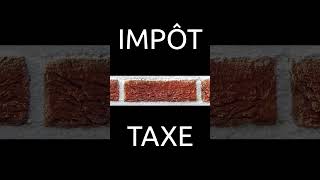 Quelle différence entre taxe et impôt [upl. by Ithsav]