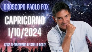 Capricorno ♑️ LOroscopo di Paolo Fox  1 Ottobre 2024  Litigiosi sì ma vincenti [upl. by Annahael392]