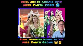 Congratulations Miss Albania Wins Miss Earth 2023 [upl. by Berl]