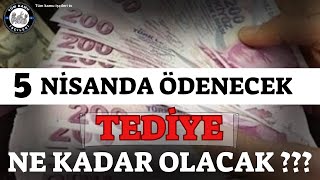 İŞÇİLER NE KADAR TEDİYE ALACAK Nisan ayının 5’i ödeme gerçekleşecektir 4d kamu işçileri son dakika [upl. by Nagud799]