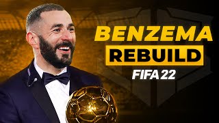 BENZEMA KARİYERİNE YENİDEN BAŞLASAYDI NE OLURDU  FIFA 22 OYUNCU KARİYERİ REBUILD [upl. by Yesoj]