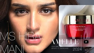 AMELLE Youth Potion™ Night Cream  Ms Hira Mani Details the All in One Benefits [upl. by Akilat947]