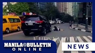 Woman hit by car in BGC to file case vs driver [upl. by Eedak]