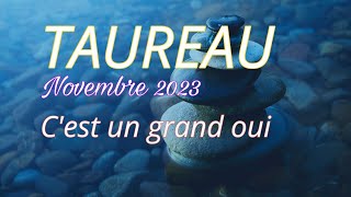 ♉ TAUREAU  Novembre 2023  Cest un GRAND OUI quot Horoscope 🌸✨ [upl. by Salsbury765]