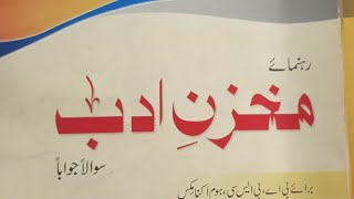 Chapters Summary  Makhzan e Adab  Bsc Urdu [upl. by Nattie531]