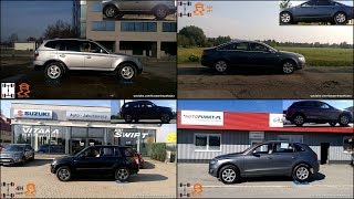 xDRIVE vs ALL GRIP PRO vs QUATTRO  BMW X3 vs Suzuki Grand Vitara vs Audi A6 Q5  4x4 roller test [upl. by Souza389]