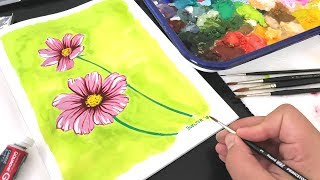 The Difference Between Gouache and Watercolor  Sketchbook Stories Episode 2 [upl. by Lehar674]